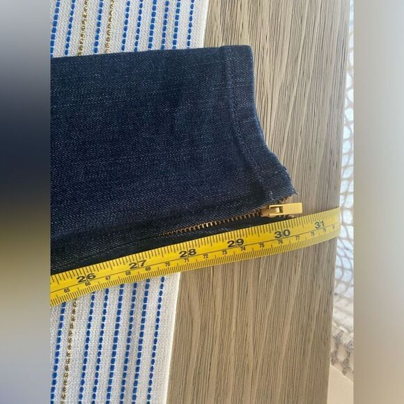 joe’s jeans Legging  Womens Size Medium Dark Blue Ankle Zip - Picture 12 of 12